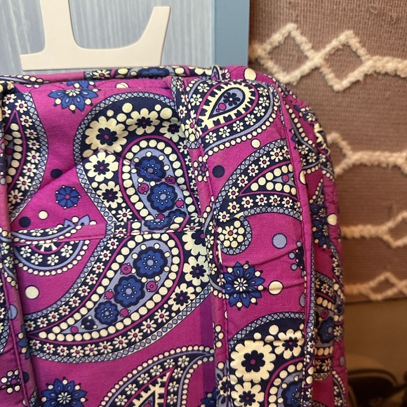 Purple Large Vera Bradley Laptop Backpack - Picture 10 of 11